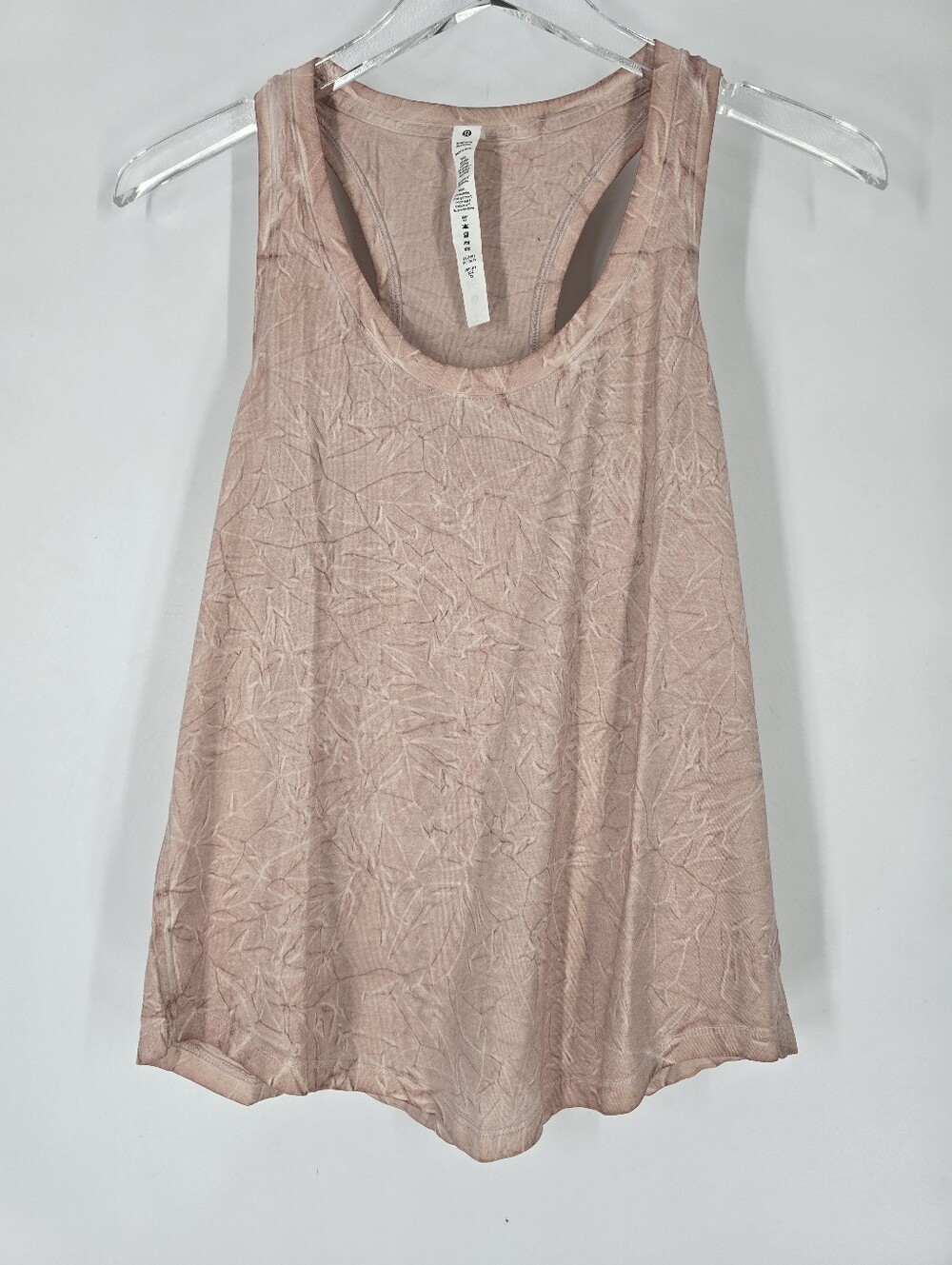 Lululemon Love Tank Top Summit Wash Smoky Topaz W1DJ1S Size 4 Pima Cotton